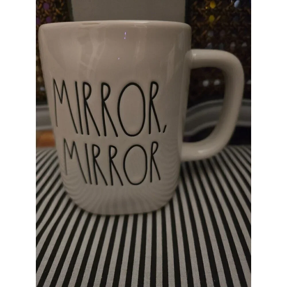 Rae Dunn Disney Villains Snow White Mirror Mirror Coffee Mug